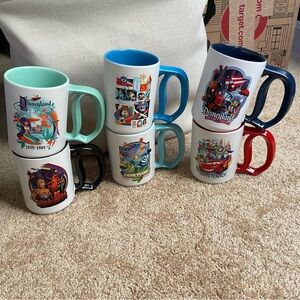 Disneyland Decades Diamond Celebration 60th Mug Collection
